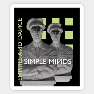 Simple Minds Empires & Dance Sticker